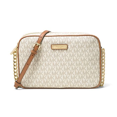 mk jet set crossbody vanilla